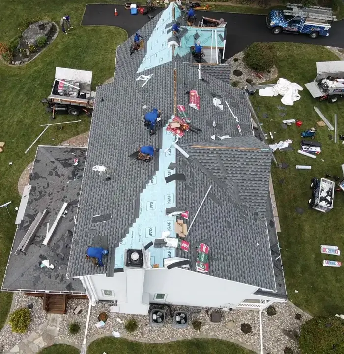 Residential roof replacement by trusted Lehigh Valley roofing company - 1 of 7