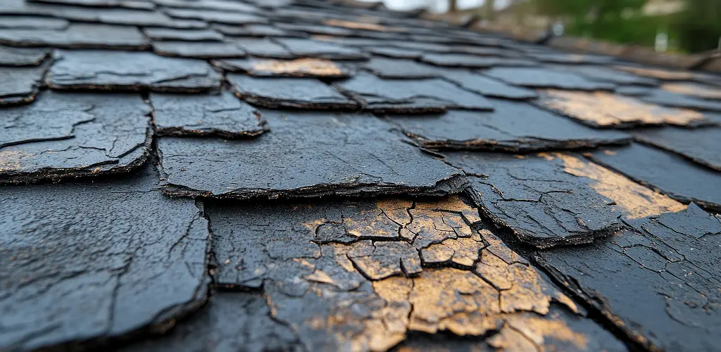 Storm damage roof repair advice Allentown home with a damaged roof being inspected by professionals