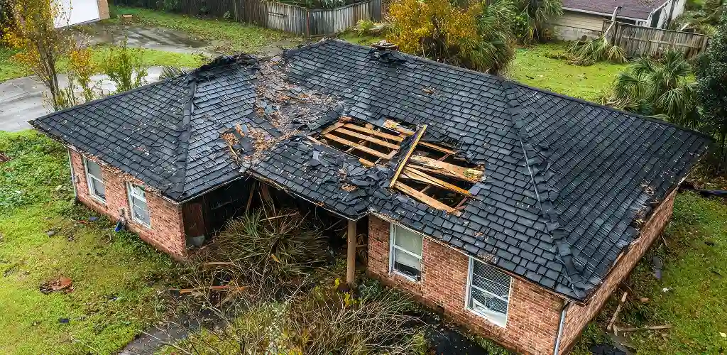 Roof insurance claims tips Allentown homeowner discussing paperwork with a roofing contractor