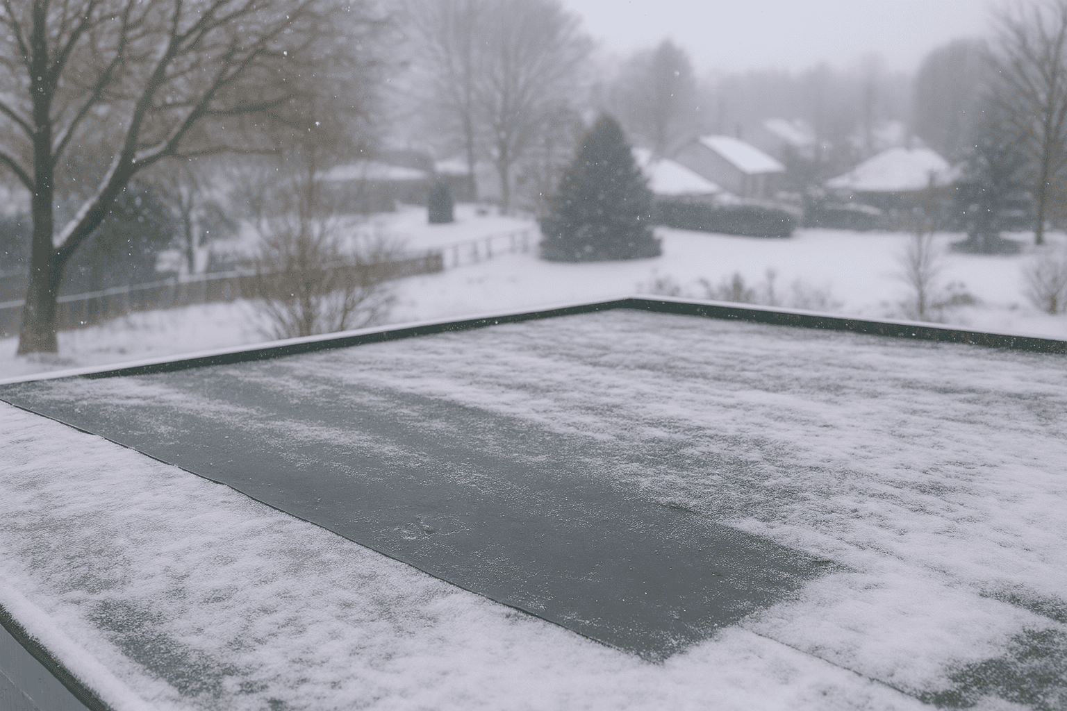 EPDM roof winter protection tips for homeowners